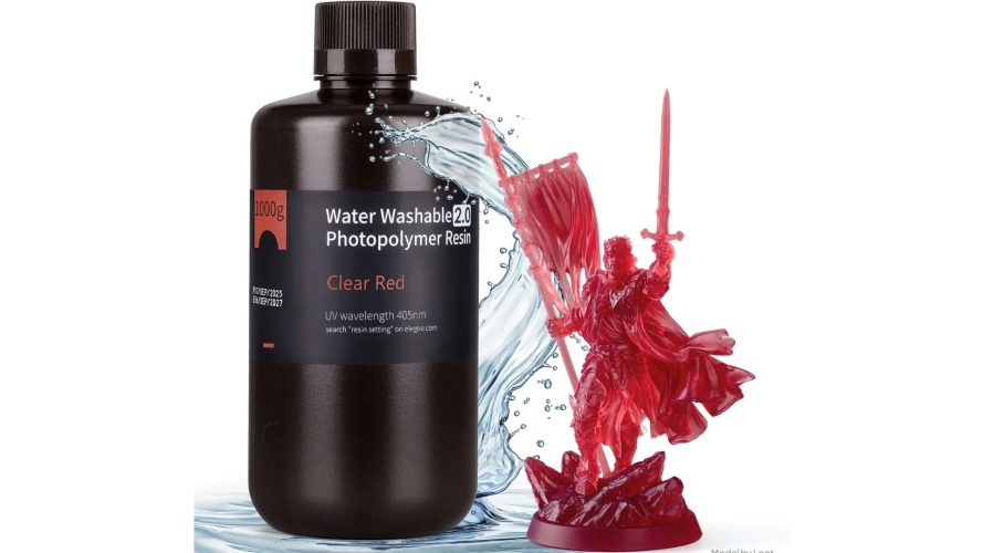 Фотополимер Elegoo Water Washable v2.0 (1 кг)