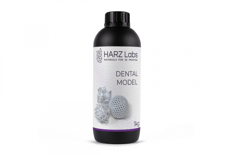 Dental Model Resin LCD/DLP Bone фотополимер HARZ Labs слоновая кость 1 кг