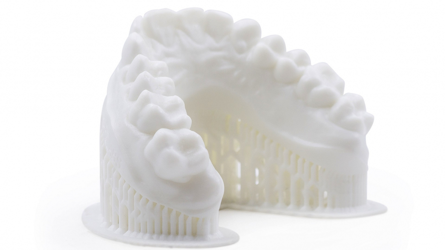 Dental Model Resin Bone фотополимер HARZ Labs для LCD DLP 3D-принтера обладает высокой твердостью, устойчивостью к механическим и термическим воздействиям 1 кг