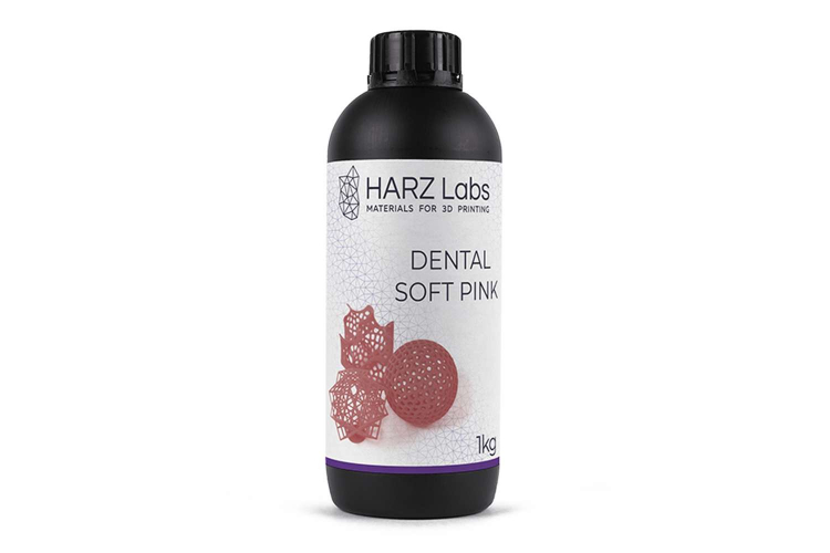 Фотополимер HARZ Labs Dental Soft Pink (1 кг)
