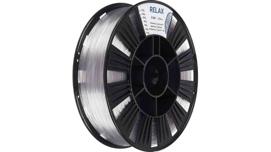 PETG пластик REC Relax прозрачный 1,75 мм 0,75 кг
