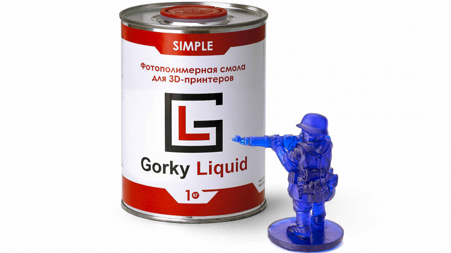 Фотополимер Gorky Liquid Simple Blue (1 кг)