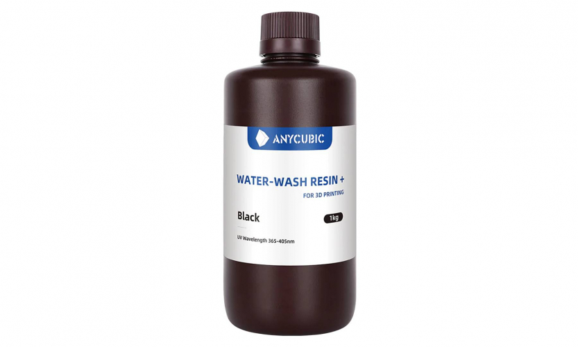 Фотополимер Anycubic Water-Wash Resin+ Black (1 кг)