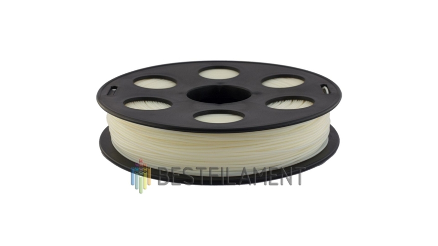 ABS GF стеклонаполненный пластик Bestfilament — армированный ABS с 10% стекловолокна 1,75 мм 0,5 кг (белый)