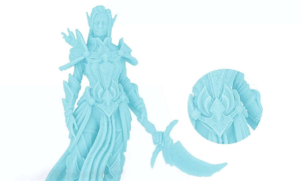 Anycubic Water-Wash Resin + Aqua Blue Model