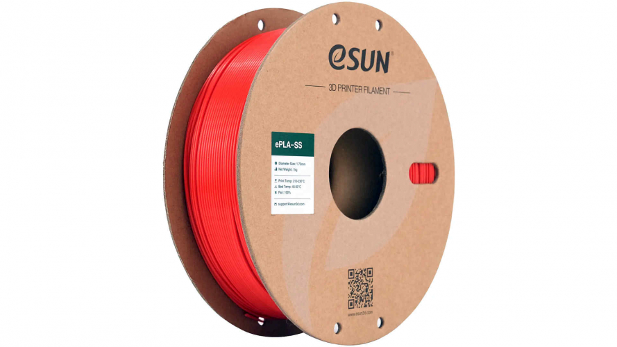 PLA-SS пластик ESUN Red 1,75 мм 1 кг