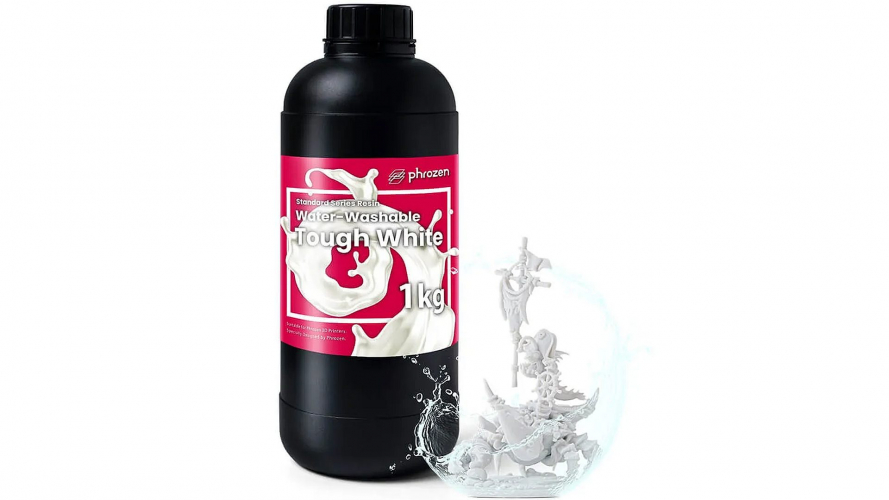 Фотополимер Phrozen Water Washable Tough White (1 кг)