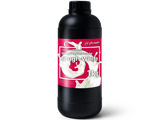 Фотополимер Phrozen Water Washable Tough White (1 кг)