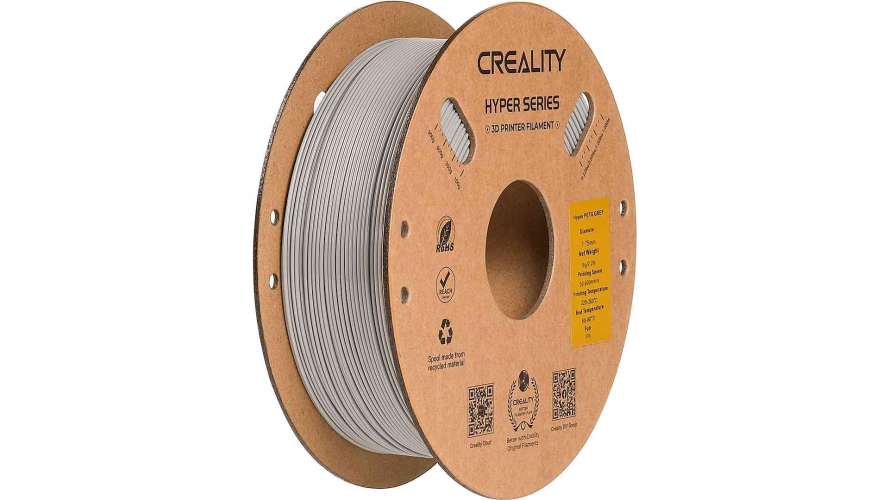 PETG Hyper series пластик Creality Grey 1,75 мм 1 кг
