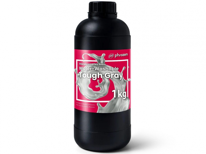Фотополимер Phrozen Water Washable Tough Gray (1 кг)