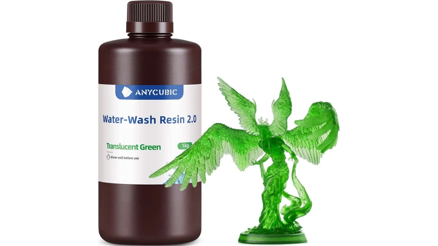 Фотополимер Anycubic Water-Wash Resin 2.0 (1 кг)