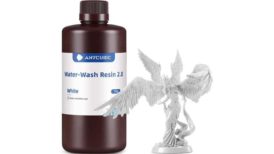 Фотополимер Anycubic Water-Wash Resin 2.0 (1 кг)
