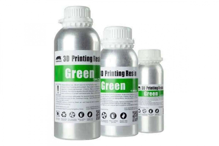 Фотополимер Wanhao Resin Green (0,25 л)
