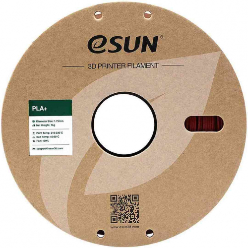 PLA+ пластик ESUN Fire Engine Red 1,75 мм 1 кг