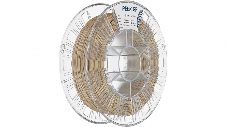 PEEK GF пластик REC натуральный 1,75 мм 0,5 кг