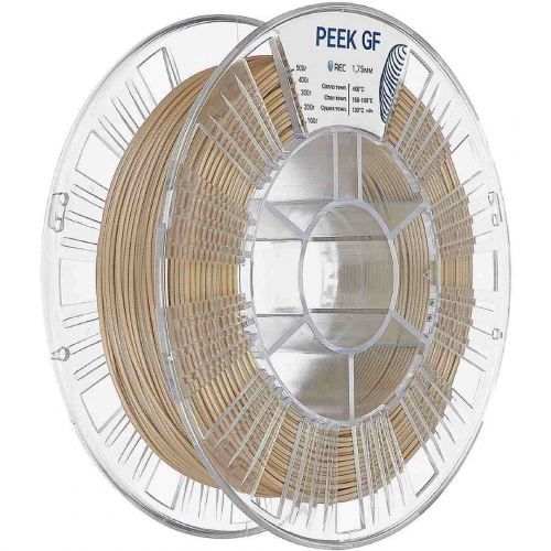 PEEK GF пластик REC натуральный 1,75 мм 0,5 кг