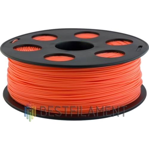 ABS пластик Bestfilament для FDM 3D принтера коралловый 1,75 мм 1 кг Один из самых популярных пластиков для печати конструктивных элементов