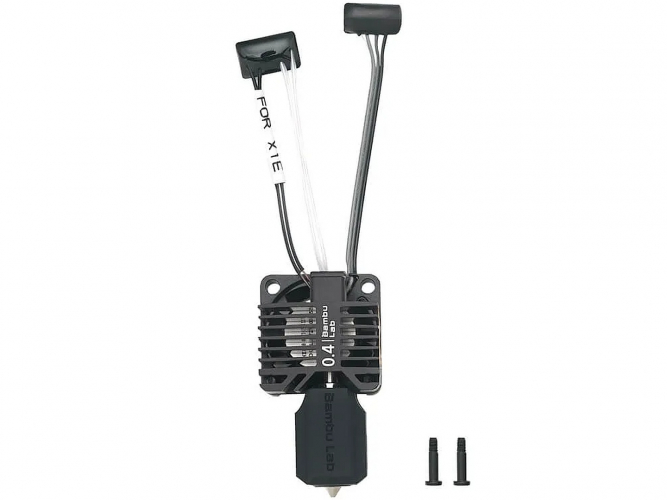 Хотенд 3D-принтера Bambu Lab X1E сопло сталь закаленная 0,4 мм в сборе