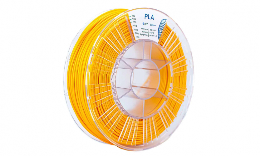 PLA пластик REC золотистый 2,85 мм 0,75 кг