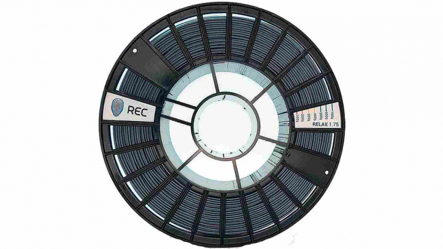 PETG пластик REC Relax серый 1,75 мм 0,75 кг