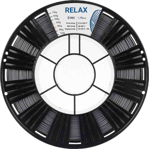 PETG пластик REC Relax серый 1,75 мм 0,75 кг