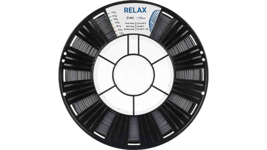 PETG пластик REC Relax серый 1,75 мм 0,75 кг