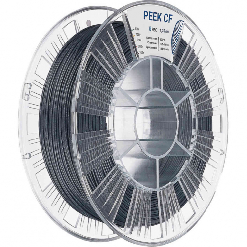 PEEK CF пластик REC серый 1,75 мм 0,5 кг