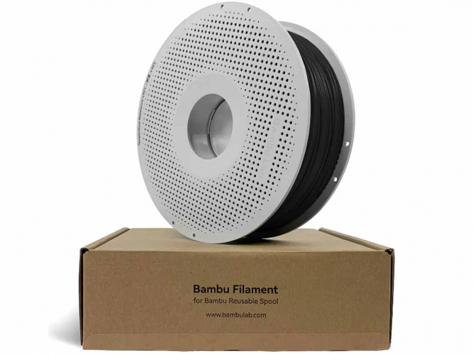 ASA пластик Bambu Lab Black 1,75 мм 1 кг