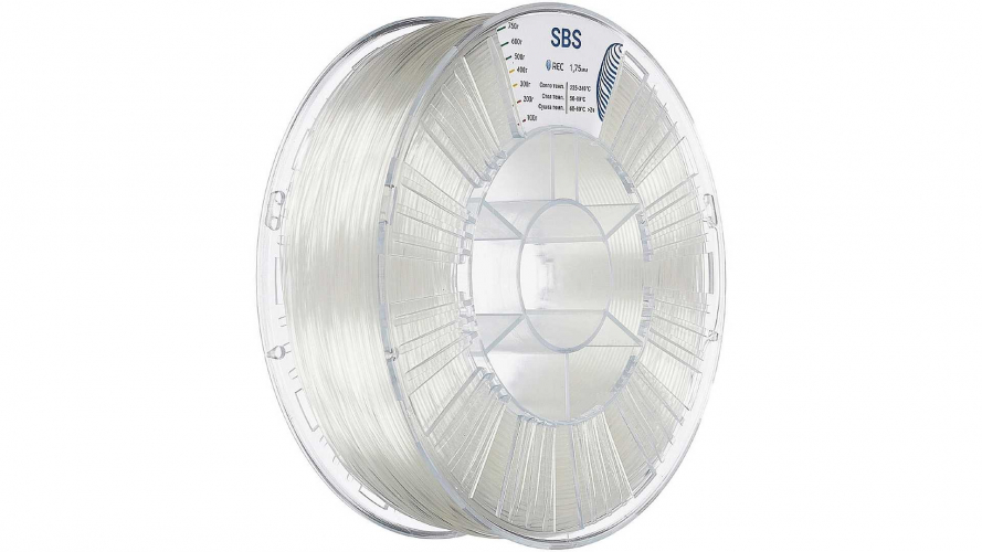 SBS пластик REC прозрачный 1,75 мм 0,75 кг