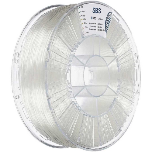 SBS пластик REC прозрачный 1,75 мм 0,75 кг