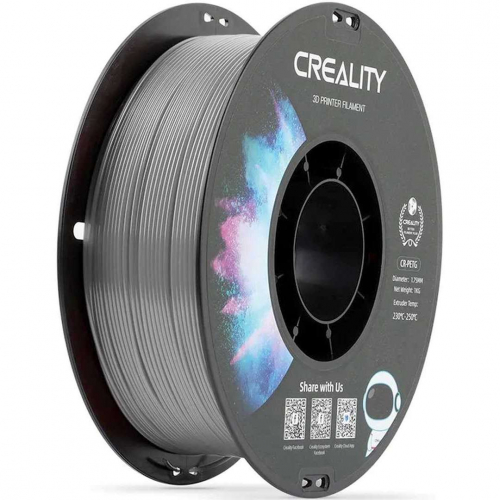 PETG CR series пластик Creality Grey 1,75 мм 1 кг