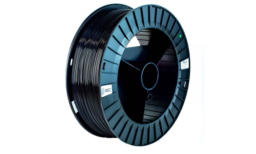 PLA пластик REC черный 2,85 мм 2 кг