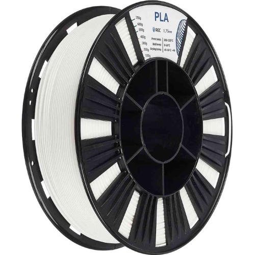 PLA пластик REC белый 1,75 мм 0,75 кг