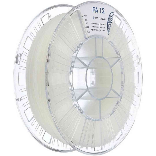 PA12 пластик REC натуральный 1,75 мм 0,5 кг