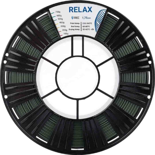 PETG пластик REC Relax хаки 1,75 мм 0,75 кг