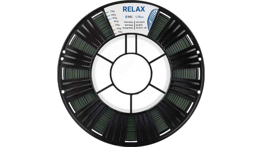 PETG пластик REC Relax хаки 1,75 мм 0,75 кг