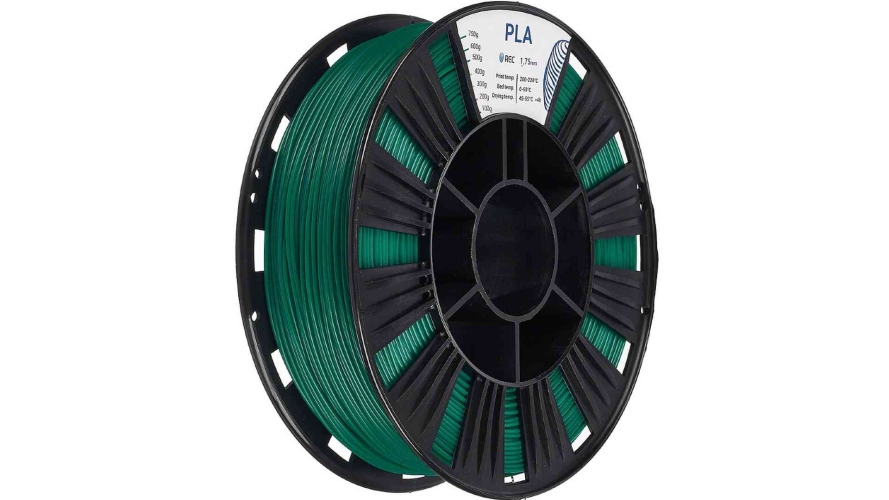 PLA пластик REC зеленый 1,75 мм 0,75 кг