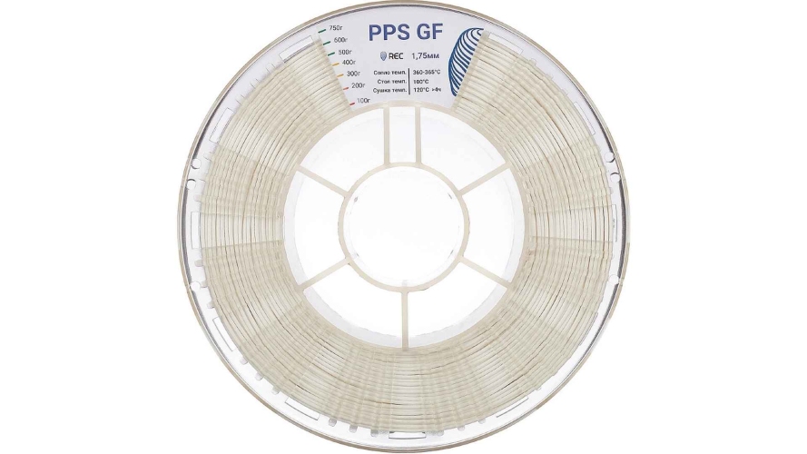 PPS GF пластик REC 1,75 мм 0,75 кг