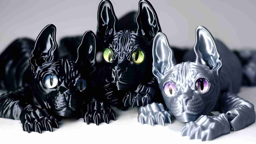 Bestfilament-PLA-шелк-черный-модель-2