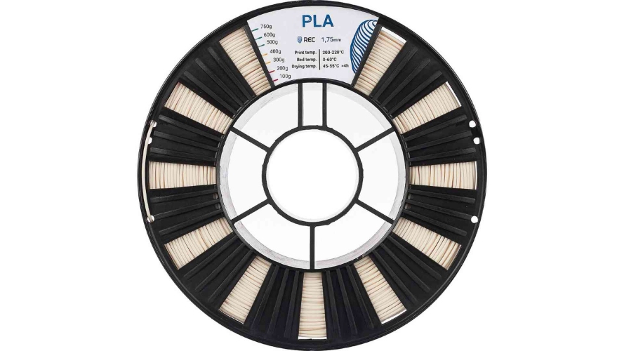 PLA пластик REC бежевый 1,75 мм 0,75 кг