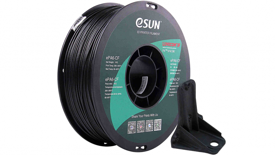 ePAHT-CF пластик ESUN (PA6+CF15) Black 1,75 мм 0,75 кг