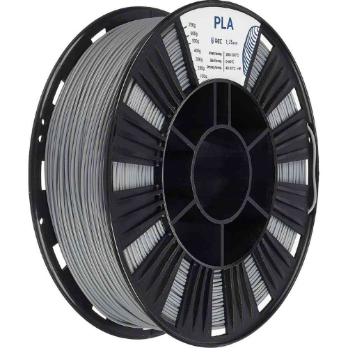 PLA пластик REC серый 1,75 мм 0,75 кг
