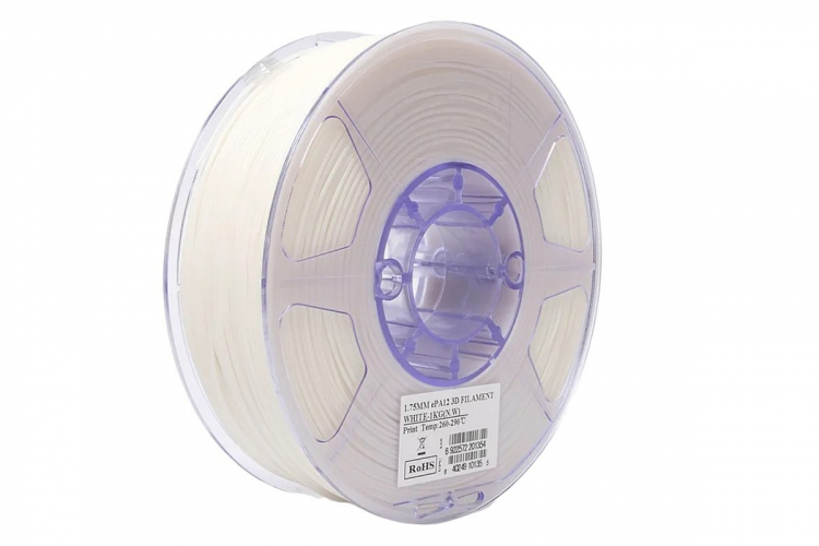 PA12 пластик ESUN White 1,75 мм 1 кг