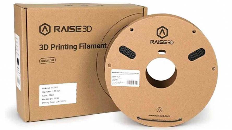 PET GF Industrial пластик Raise3D Black 1,75 мм 1 кг
