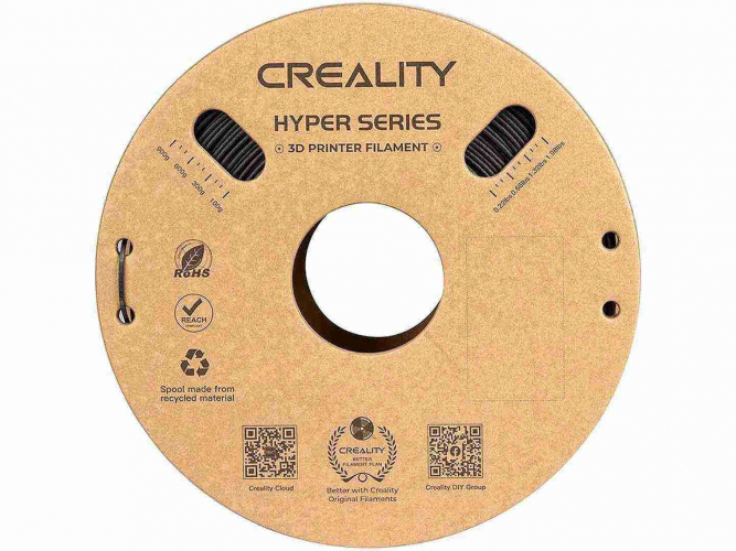 PLA-CF Hyper series пластик Creality Black 1,75 мм 1 кг