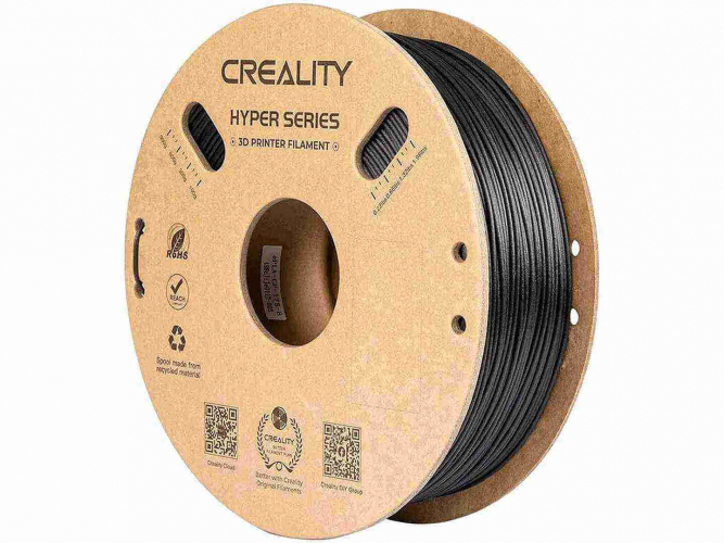 PLA-CF Hyper series пластик Creality Black 1,75 мм 1 кг