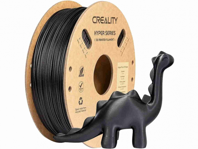 PLA-CF Hyper series пластик Creality Black 1,75 мм 1 кг