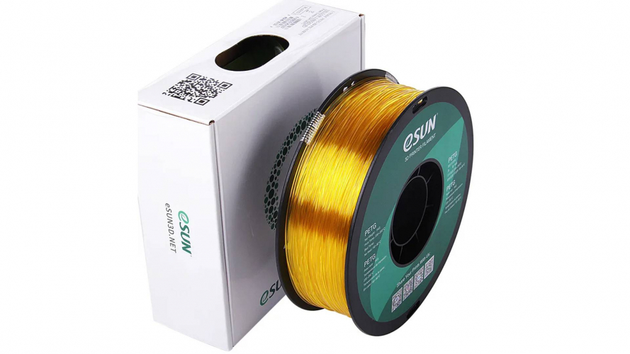 PETG пластик ESUN Translucent Yellow 1,75 мм 1 кг