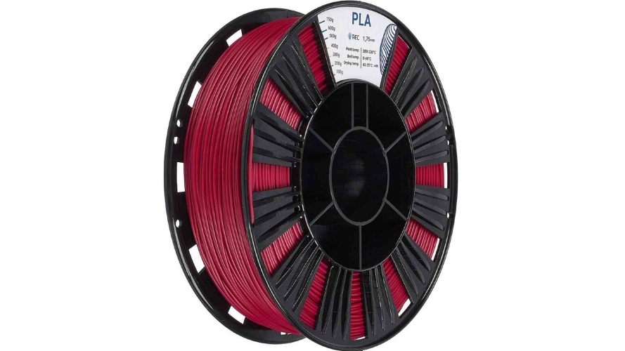 PLA пластик REC малиновый 1,75 мм 0,75 кг