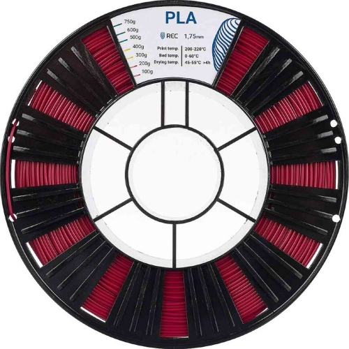 PLA пластик REC малиновый 1,75 мм 0,75 кг